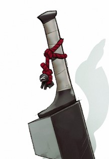 「huge weapon simple background」 illustration images(Latest)