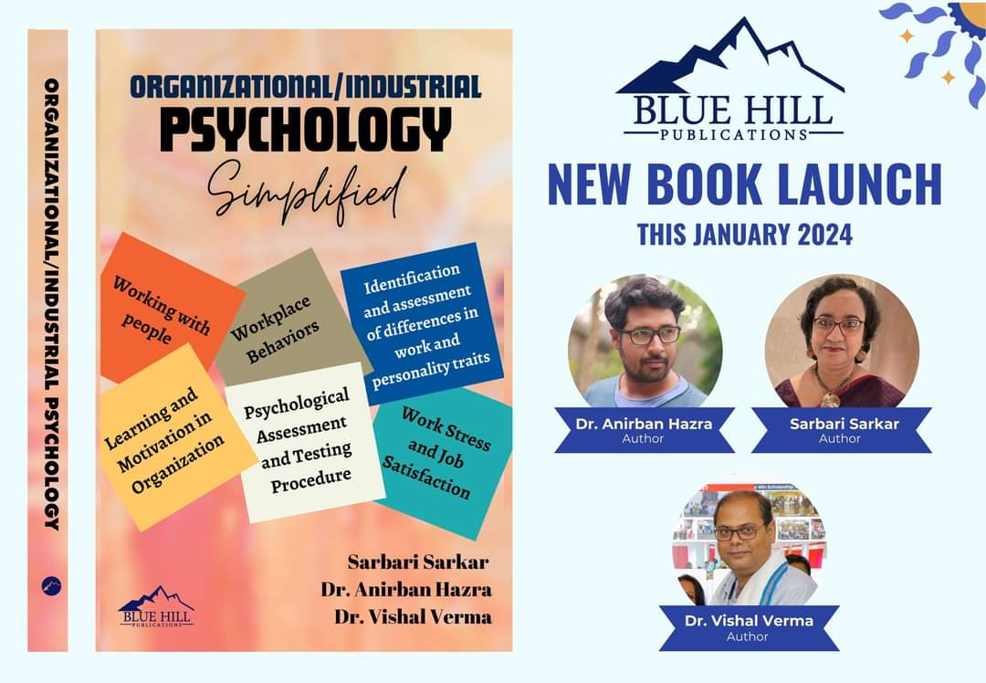 hr_vishal's tweet photo. Thrilled to announce the launch of "Organizational/Industrial Psychology Simplified" in January 2024! Grateful to Dr. Anirban Hazra and Sarbari Sarkar for including me in the process of crafting this great book, this is my third dive into the world of management. https://t.co/f51fvQcAW3