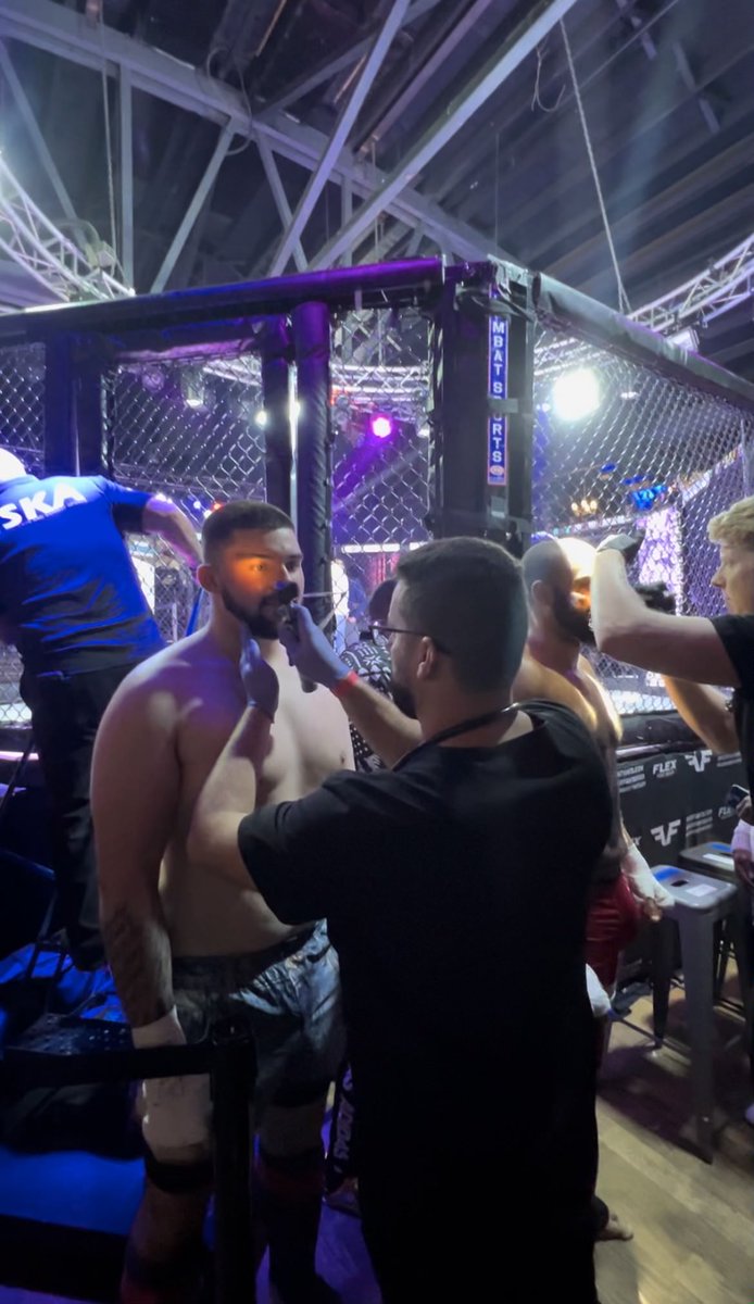 DRZ_BAKER's tweet photo. Dive into the heart-pounding world of MMA with our very own heroes, Dr. Auda and Sara from Baker Health!  Amidst the cheers and the chaos, they were the medical maestros ensuring safety in the storm of combat.Unleash the power of medicine in the ring!  #BakerHealth https://t.co/hLwSt5OfMz