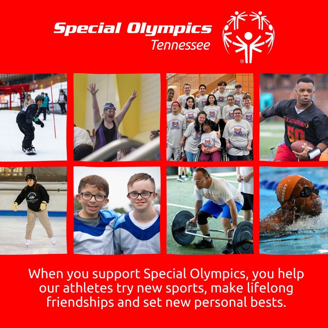 Sam Hliboki (@sam_hliboki) on Twitter photo Special Olympics Tennessee athletes are setting new personal records at every competition. Learn more about <a href="/SOTennessee/">Special Olympics TN</a> athletes and how Special Olympics transforms lives through the joy of sport, every day, everywhere at their blog: specialolympicstn.org/news/blog Special Olympics Tennessee athletes are setting new personal records at every competition. Learn more about <a href="/SOTennessee/">Special Olympics TN</a> athletes and how Special Olympics transforms lives through the joy of sport, every day, everywhere at their blog: specialolympicstn.org/news/blog
