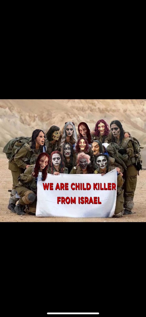 NawalOwaidah's tweet photo. @InbarCohen13 #IDF_TERRORIST 
#IDFTerroristArmy 
#IDF_ISIS https://t.co/maYoilH8HX