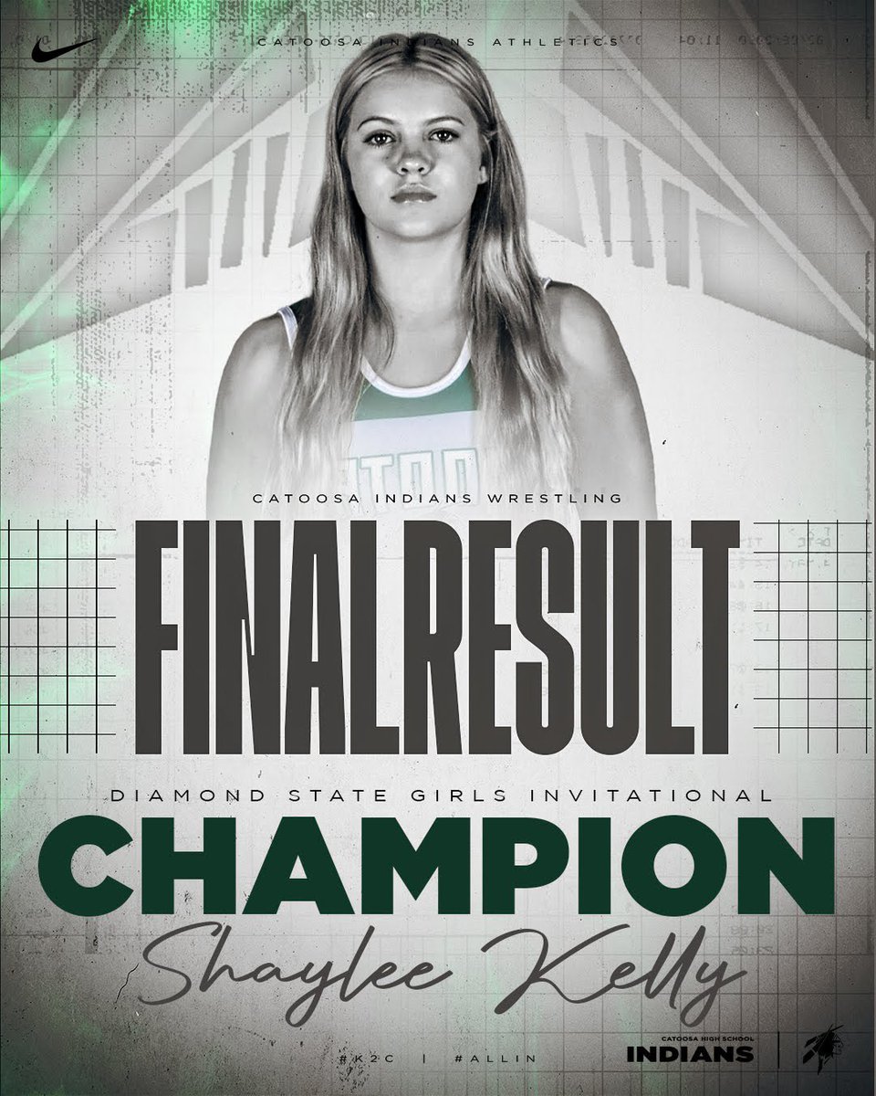 Catoosa Wrestling showed up and showed out in Springdale this weekend! Going 7-0 and winning the 2023 Diamond State Duals! 

Shaylee Kelley goes undefeated on the weekend also winning the Championship!