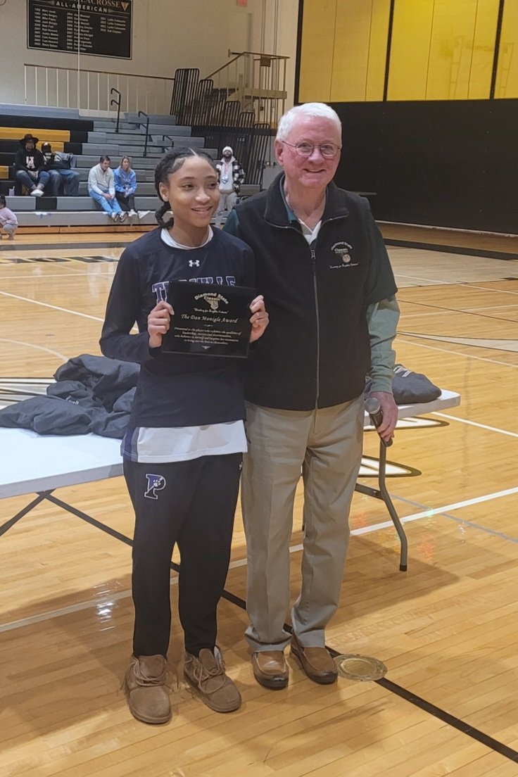 Pikesville's Girls Basketball Team traveled to Delaware for the Diamond State Classic tournament over break!
 <a href="/1_bre3/">Bree Taylor</a> received the Dan Monigle Award. Pikesville fail short to Ursuline Academy in the Championship game. Great job ladies!