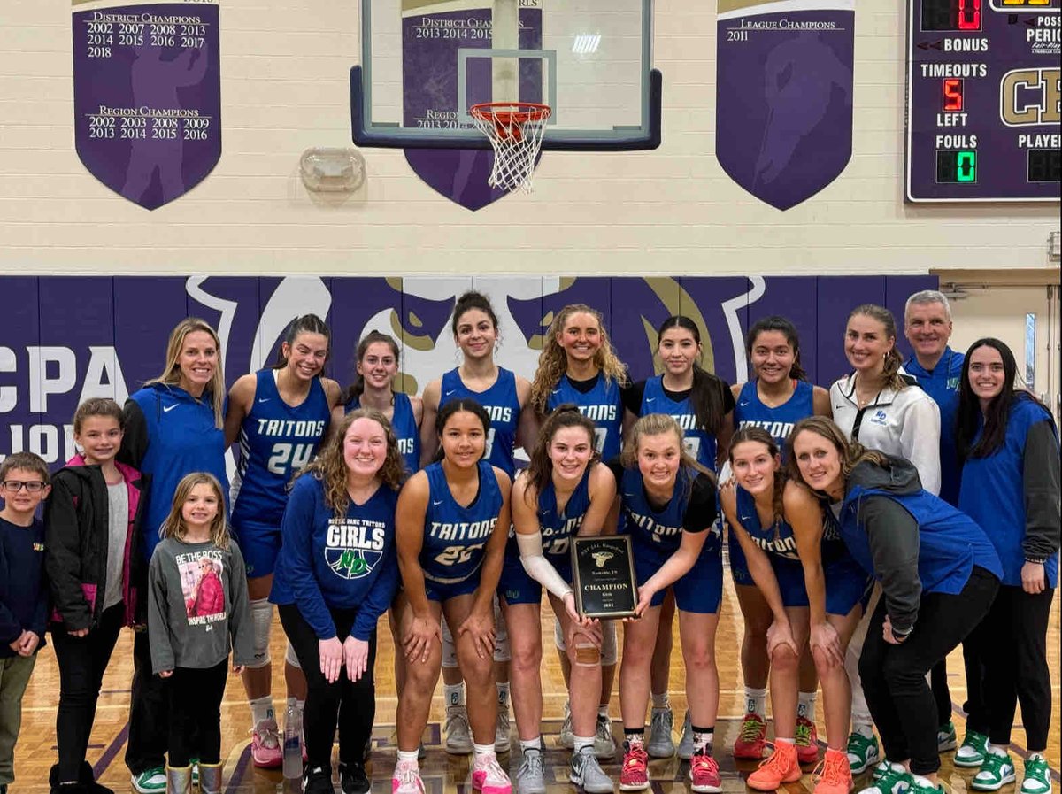 ICYMI: The Tritons of @ndagirlsbball lassoed the @NXTLVLNSH championship in Nashville, TN picking up their 3rd win in as many days. The tritons traded in their cowboy hats for some construction hats as they had to put in a workmen like effort to pull away from @CPSLionsWBB 72-32.