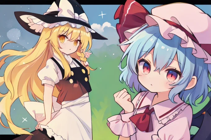 魔理沙とレミリア