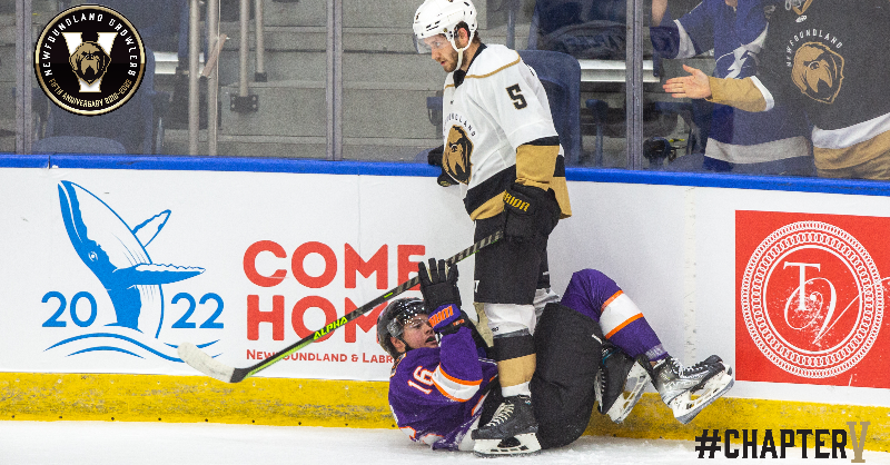 NLGrowlers's tweet photo. The Newfoundland Growlers are proud to announce defenceman Brennan Kapcheck has signed with the club for the remainder of the 2023-24 season

Welcome back Kappy 👏

#ChapterV
