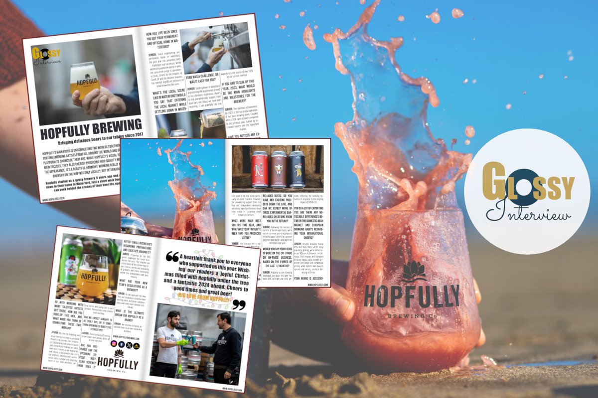 HopGlossy's tweet photo. GLOSSY INTERVIEW || HOPFULLY BREWING

In the latest Hop Glossy we looked closely at @hopfullybrewing 👀
Read about their milestones, proudest moments of this year and dreams and goals for the next one! 💚

⬇️
https://t.co/ZAV2oaTLWY https://t.co/Jri3YZfwaR