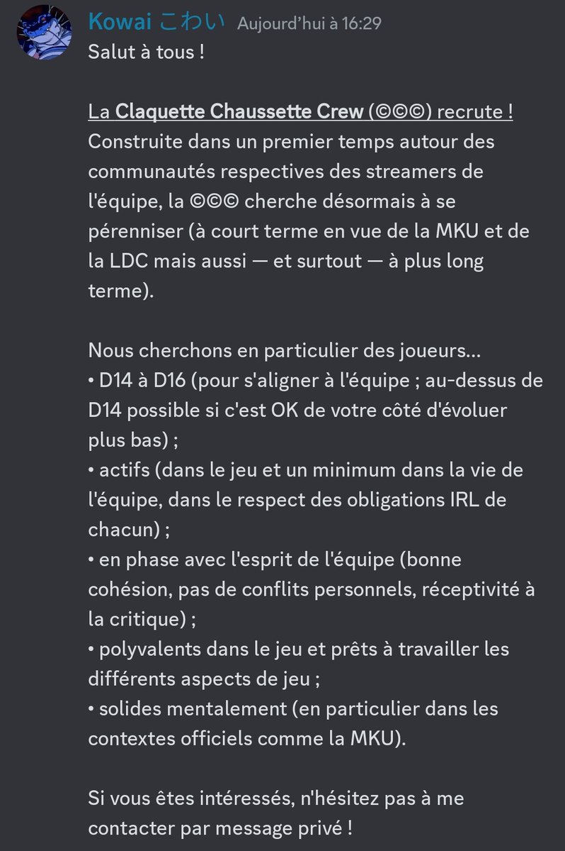 _Kowai_'s tweet photo. Si vous pouviez RT, ce serait cool (annonce de recrutement de joueurs pour la team CCC @CCCrew93 sur Mario Kart) https://t.co/PEpiT7UQM1