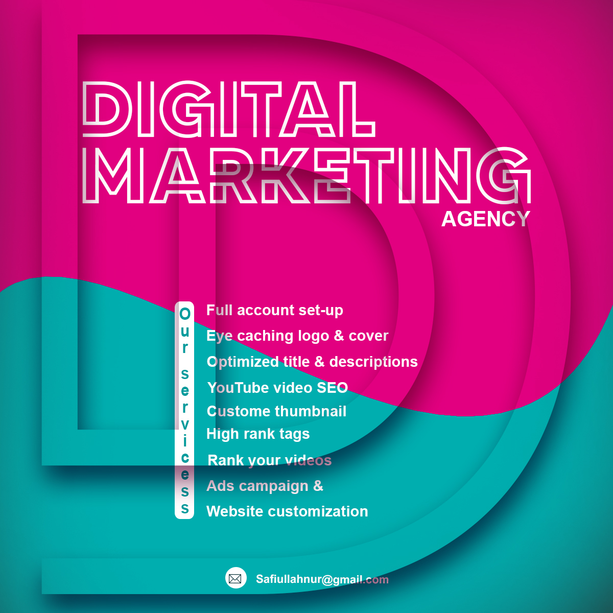 safiullahnur's tweet photo. Digital Marketing. 20% #discount for #Christmas #youtubemarketing #digitalmarketing #photoediting #facebookmarketing #socialmediamarketing #SEO #safiullah #adscampaign #freelancerSafiullahNoor #instagrammarketing #socialmediamanager #youtubevideo https://t.co/JgJvHKndeJ