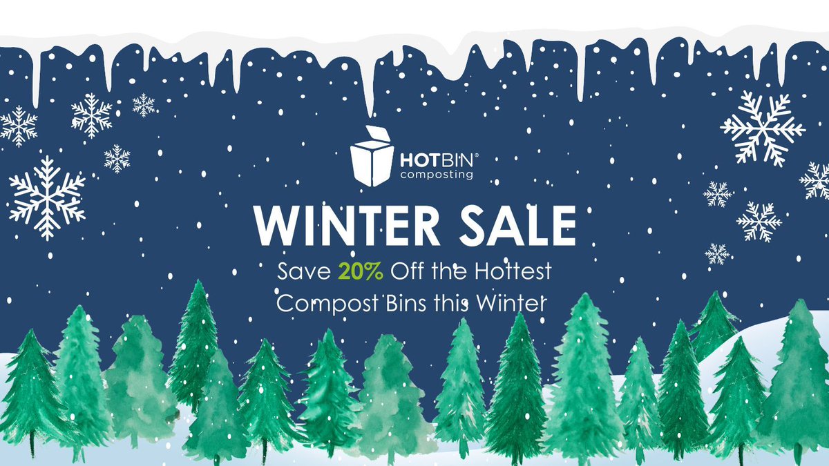 Kick start your 2024 composting and save 20% off HOTBIN Composters, Plinths and Storage Sacks.
Buy online: hotbincomposting.com