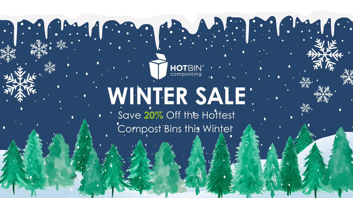 Kick start your 2024 composting and save 20% off HOTBIN Composters, Plinths and Storage Sacks. Buy online: hotbincomposting.com