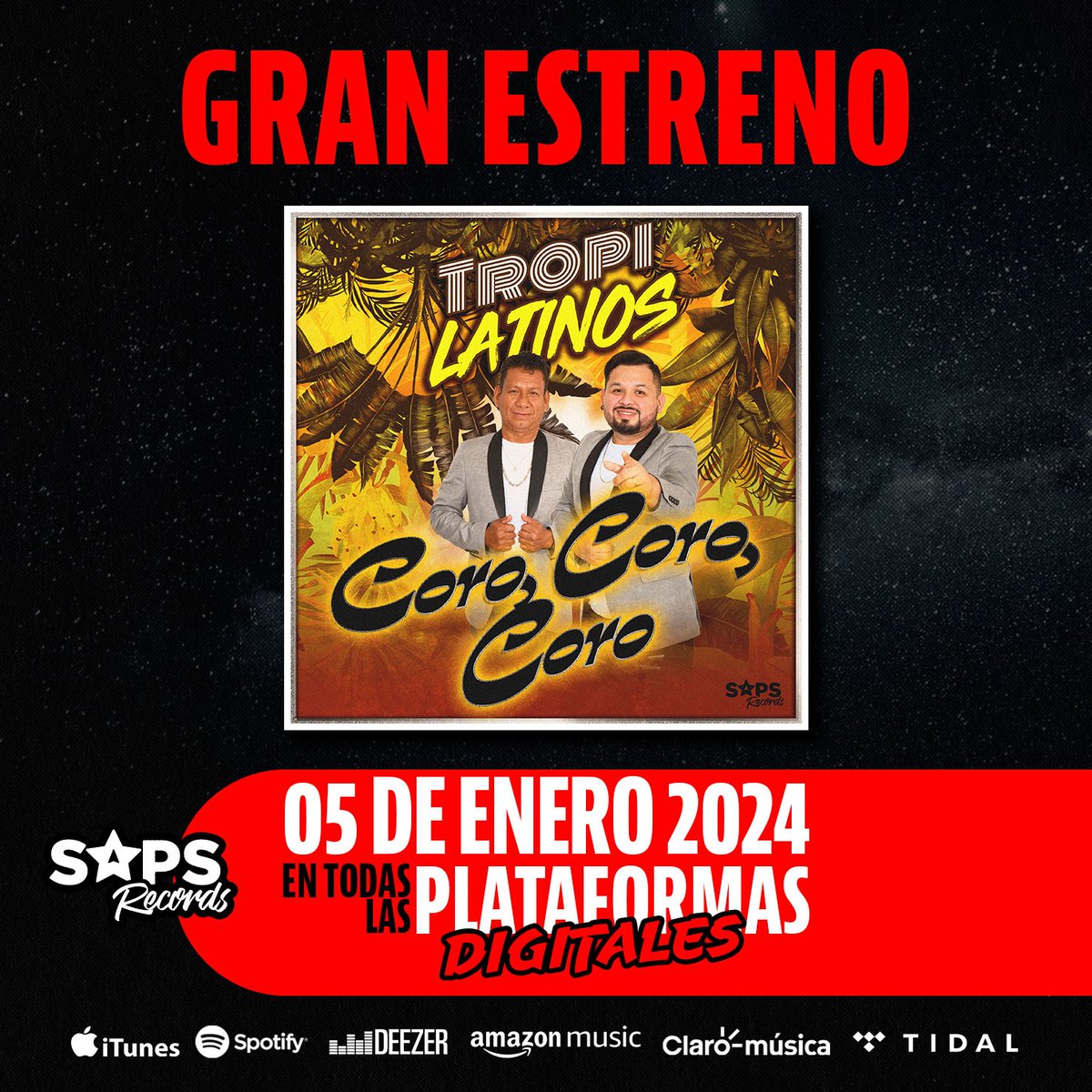 ¡Prepárate para una fiesta sin fin con "Coro Coro"! 🎉 Descúbrela este 5 de enero. 😎 onerpm.link/153460110505