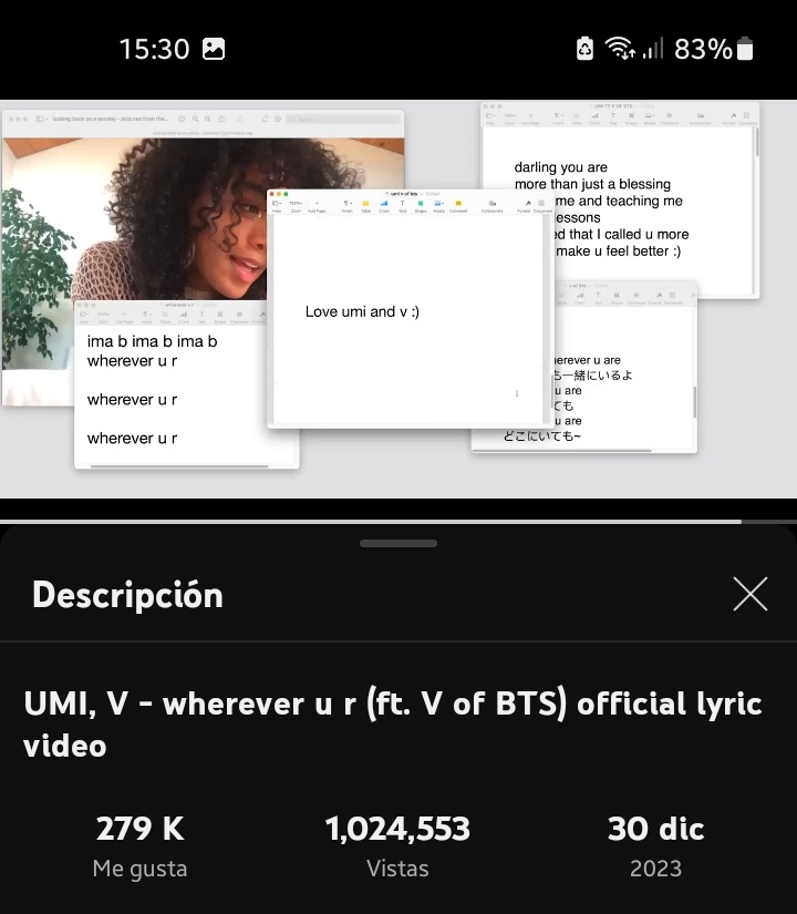btsboyluv's tweet photo. Wherever Ur' alcanzó los 1M de vistas en YouTube!
Necesitamos 975,447 para alcanzar los 2M y 3,975,447 para los 5M. Alcancemos los 5M antes de que termine el rastreo! Seamos más constantes en la plataforma de YT!
#TaejinDecemberParty #StreamOnYouTube https://t.co/bU3iE0nJTD