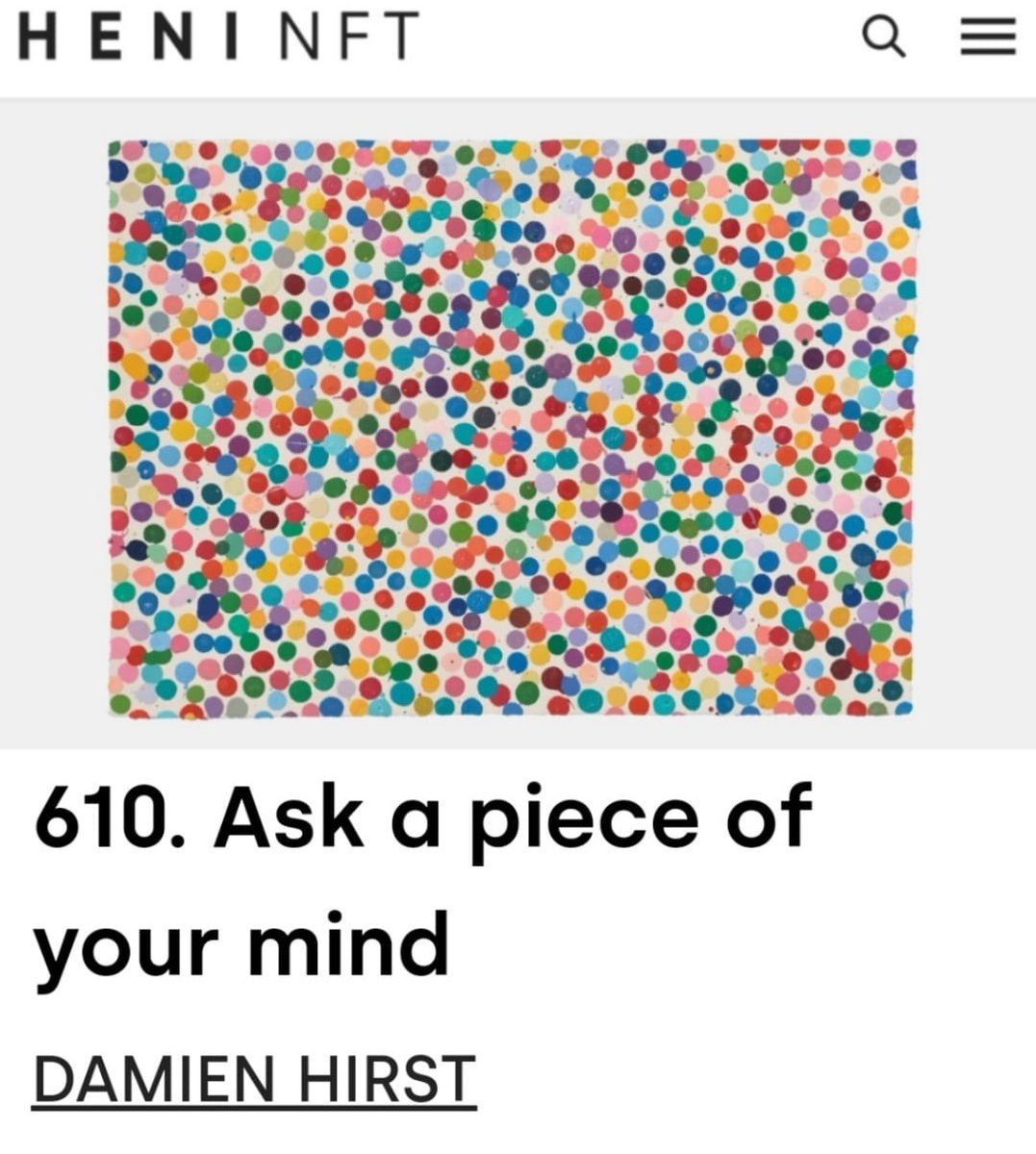 dags_2492's tweet photo. #HENIholiday @hirst_official @HENI
Give "piece" a chance ☮️✌️🕊️ https://t.co/mBcvCHFL31
