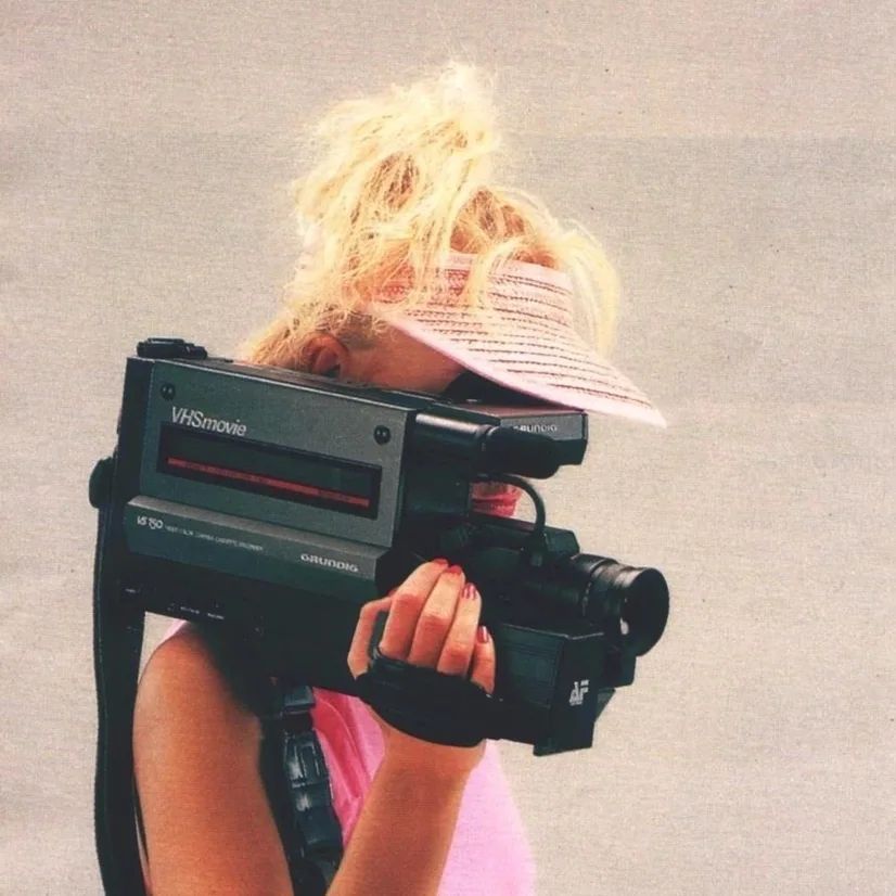 VHS camcorder from 1985
