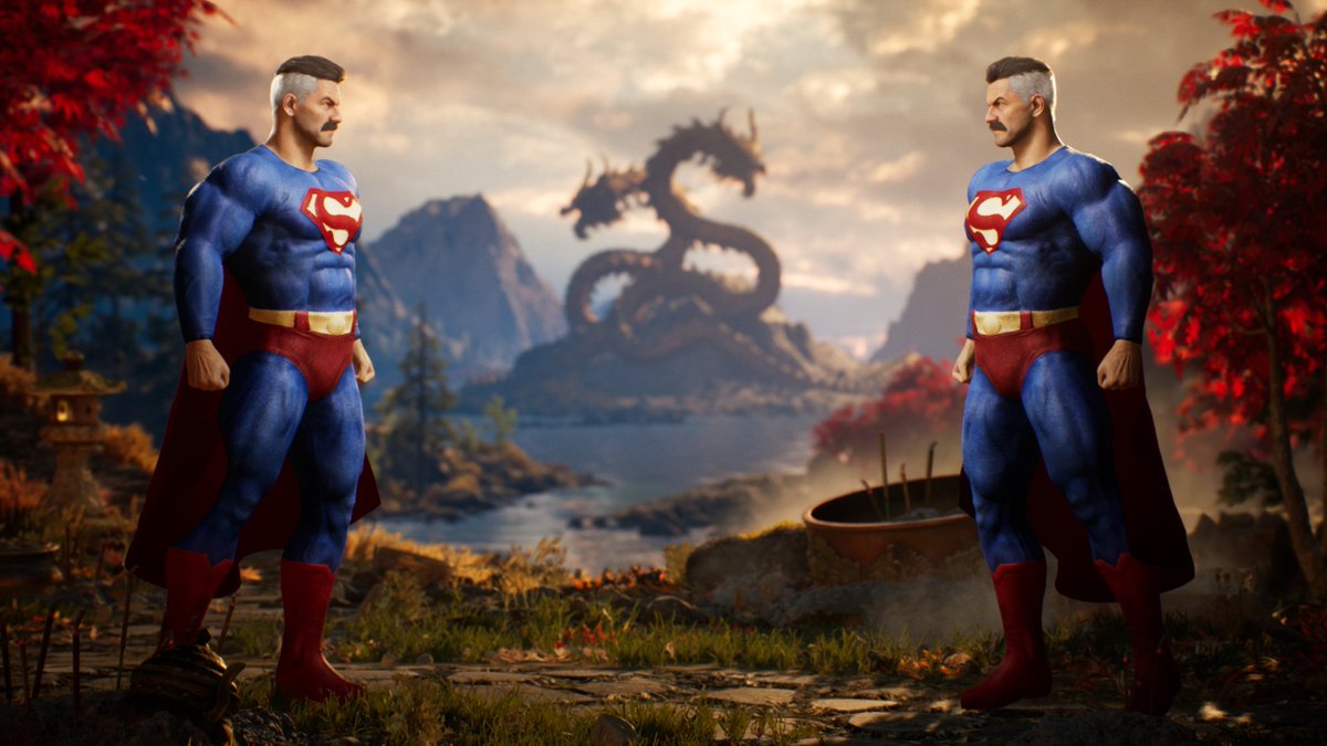 TheAngelsModz's tweet photo. Let's go! Went ahead and tossed in one of my versions of #Superman over #OmniMan I love it. 3 versions of this mod, swapped face, swapped cape, and a funny surprise request too. #mk1 #mk1mod #mortalkombat #mortalkombat1 #INVINCIBLE #ManofSteel #kalel #dccomics #DC #dceu #mkvsdc https://t.co/c1Ai2OXwC6
