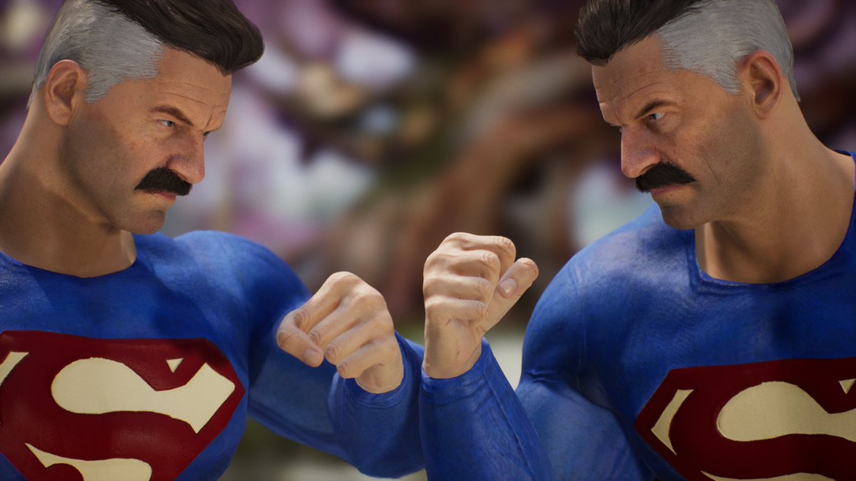 TheAngelsModz's tweet photo. Let's go! Went ahead and tossed in one of my versions of #Superman over #OmniMan I love it. 3 versions of this mod, swapped face, swapped cape, and a funny surprise request too. #mk1 #mk1mod #mortalkombat #mortalkombat1 #INVINCIBLE #ManofSteel #kalel #dccomics #DC #dceu #mkvsdc https://t.co/c1Ai2OXwC6