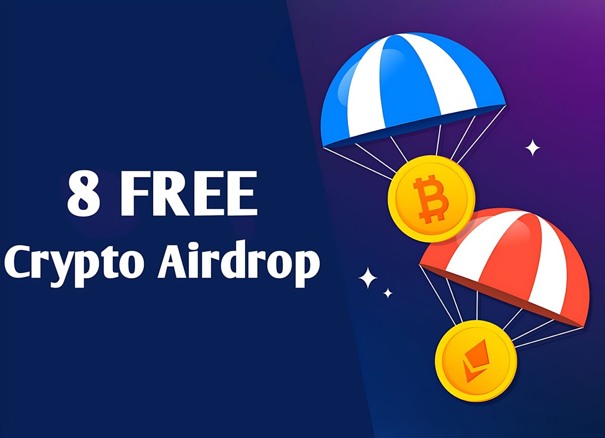 Best 8 FREE Crypto Airdrop 🪂🪂

• Time: 15 minutes
• Possible Gains: $20,000

Check Out the Huge Potential Airdrop👇🧵