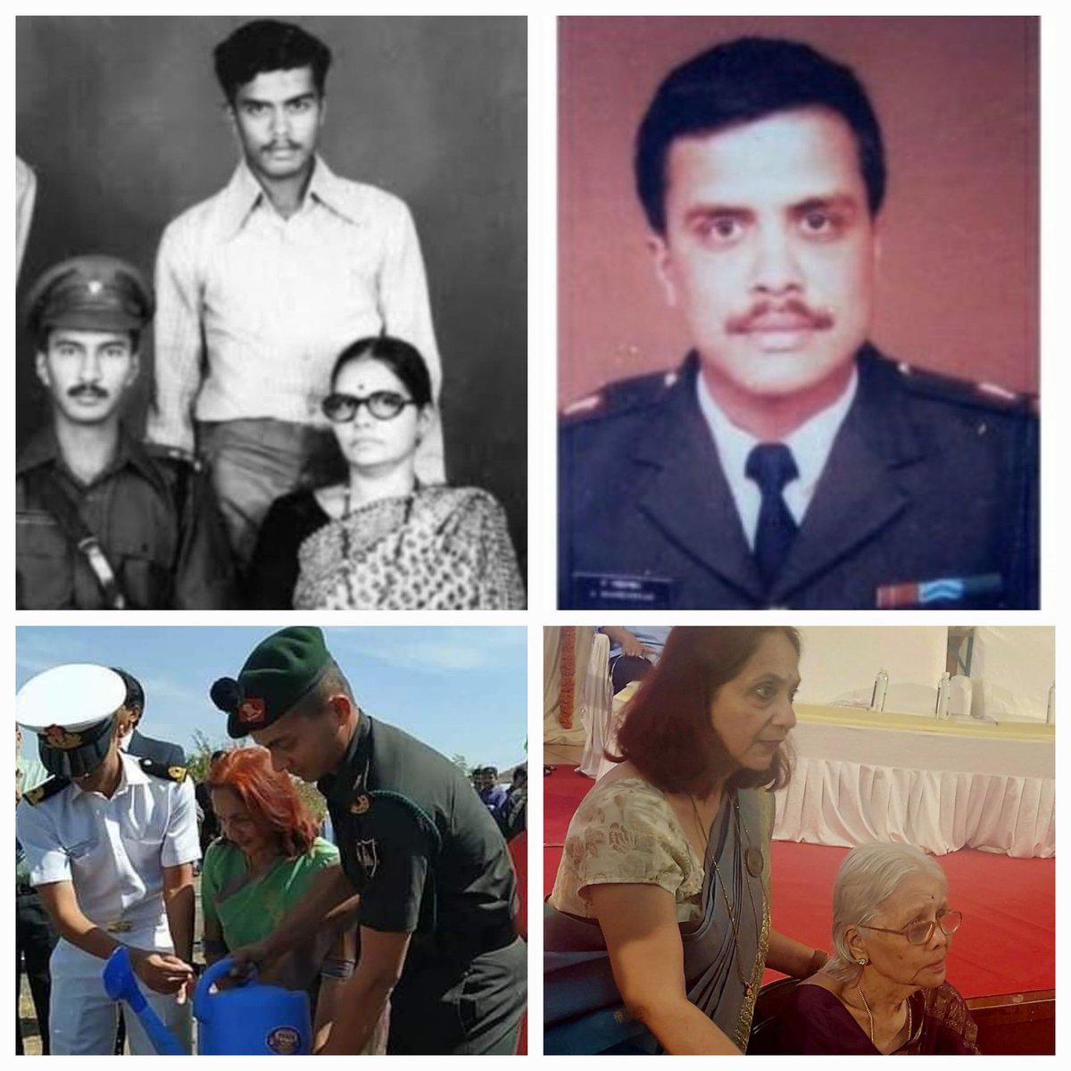 #KnowOurHeroes #VeerParivaar 
Today, on his blessed birthday in the stars, can't help feeling how proud Braveheart Lt Col Ajit Bhandarkar SC must be to see his family become a role model to so many of us...

Its an honour for me to share this story of two #mothers of #Bharat,…