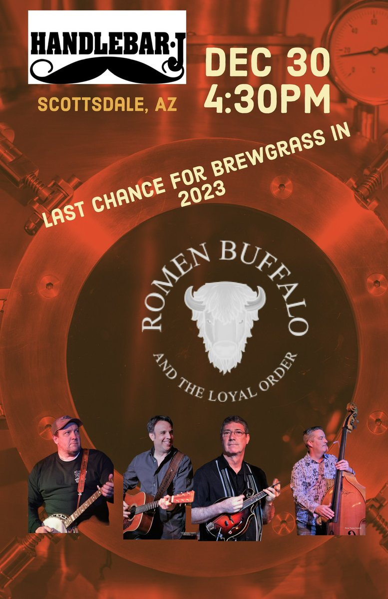 Bovine Sighting- Romen Buffalo and The Loyal Order at Handlebar J. Start at 4:30