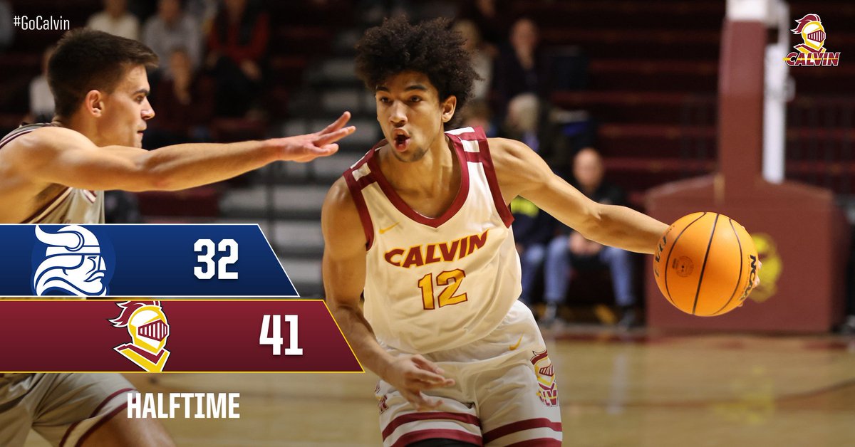 Halftime - <a href="/CalvinMensBball/">Calvin Basketball</a> leads Berry at the half 41-32!

With the Knights battling foul trouble, the bench came through with 12 big points, led by 7 from Jordan Scott. Berry staying in the game at the FT line, where it has outscored Calvin 11-2 #GoCalvin