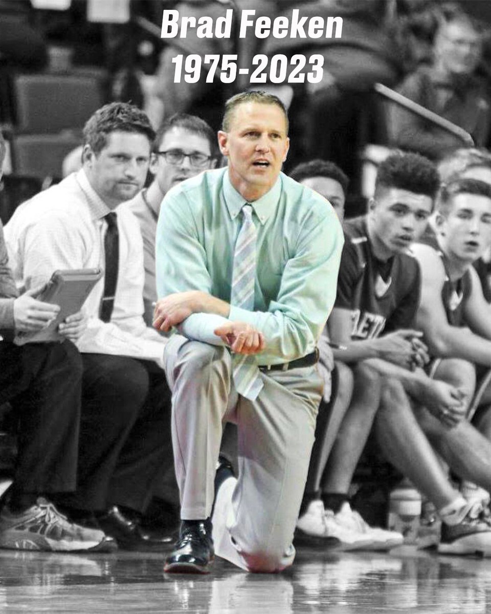 Our Thoughts and Prayers go out to the Gretna and Nebraska Basketball Community today with the passing of Coach Brad Feeken.

#ForFeek | <a href="/gretnabball/">Gretna Basketball</a>
