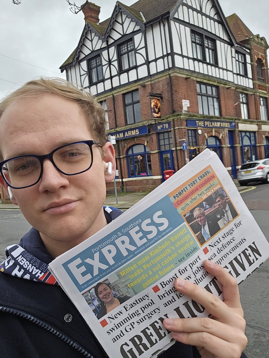 Great to deliver positive news! Portsmouth elects Liberal Democrats who are delivering for residents. 🏊 NEW swimming pool 🏥 NEW GP surgery ⚡Electric charging for ships at the International Port 🌊 More progress on vital sea defences in Southsea