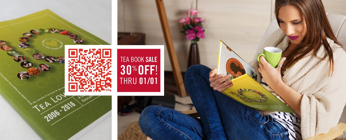 Hey Tea Lovers! Just a reminder that our Holiday Sale is still on through January 1, 2024: 30% OFF of our Digital and Soft-Cover books with code HOLIDAYS2330. Use this link bit.ly/HOLIDAYS2330 or scan the QR code in the image below. And Happy New Year! 🎉🥂✨ Cheers! 😀🍵🌈💕