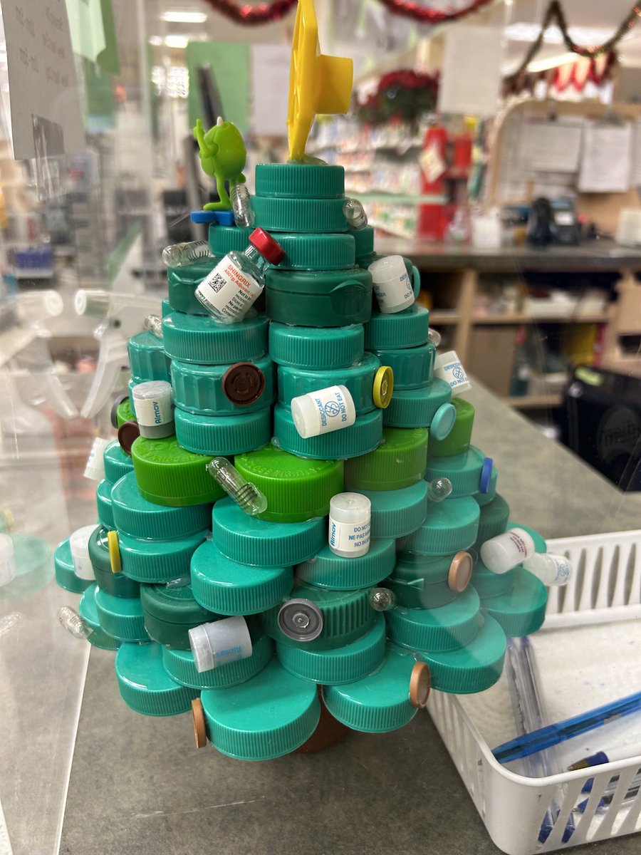 Winner of the best pharmacy Christmas tree goes to Hart Drugs in Prince George.