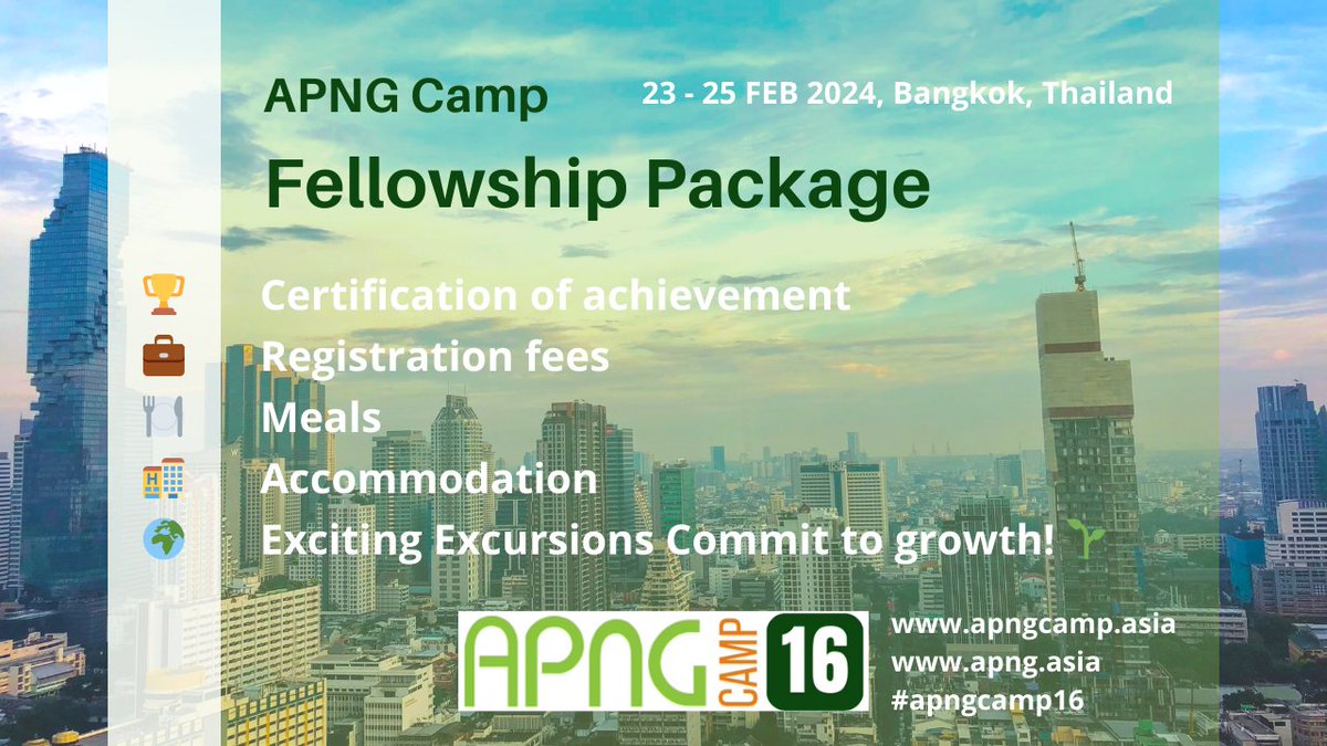 APNG_Asia's tweet image. 🌟Join the APNG Fellowship Package that covers

🏆 Certification of achievement
💼 Registration fees
🍽 Meals
🏨 Accommodation
🌍 Exciting Excursions Commit to growth! 🌱

Details: apngcamp.asia/16

#InternetCommunity #APNGFellowship #APNGCamp16
#APNGCamp2024 #GenerativeAI