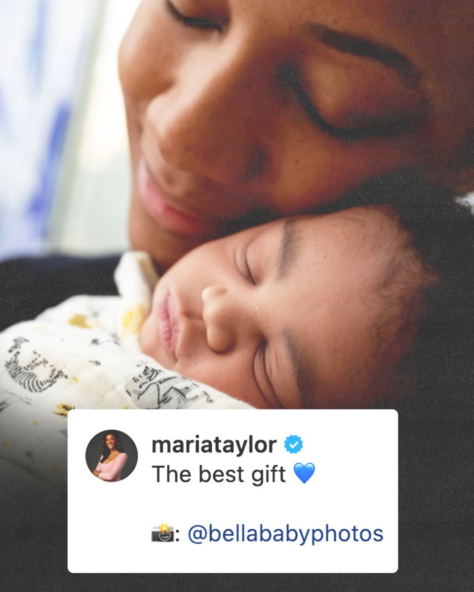 Congrats to @MariaTaylor on the birth of her baby boy! 💙