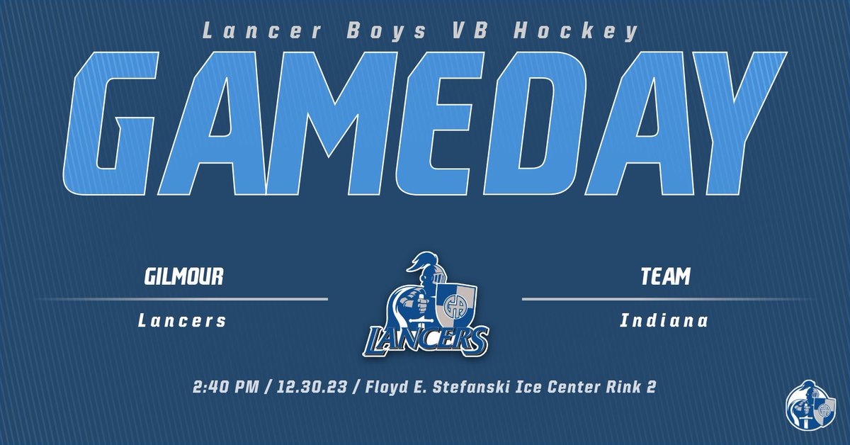 Championship ⏰ Good luck to @GALancerHockey VB who is taking on Team Indiana this afternoon in the championship of the Brother James Memorial Tournament. Let’s go boys‼️🙌