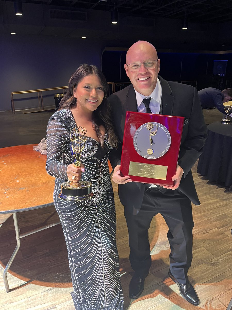 JhannetSanchez's tweet photo. As 2023 comes to an end. Finally uploading this on here 🌟🌟blessed to win 2️⃣ Lone Star Regional Sports Emmy for: Sportscast and Diversity/Equity/ Inclusion 

Esta es para la familia, los sacrificios y todo el apoyo infinito de mis padres 🫶 https://t.co/43WWJcayXq