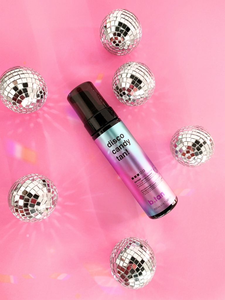BtanRocks's tweet photo. we heard you're lookin' for a tan that'll last aaall night long + get you dark AF for new years 🤔  good news is, you've come to the right place 😏

go the dance floor distance🕺 with our party-proof, sweat &amp; transfer-resistant 1 hour disco candy tan self tan mousse 🪩🍬 https://t.co/qyLeGaUNfm