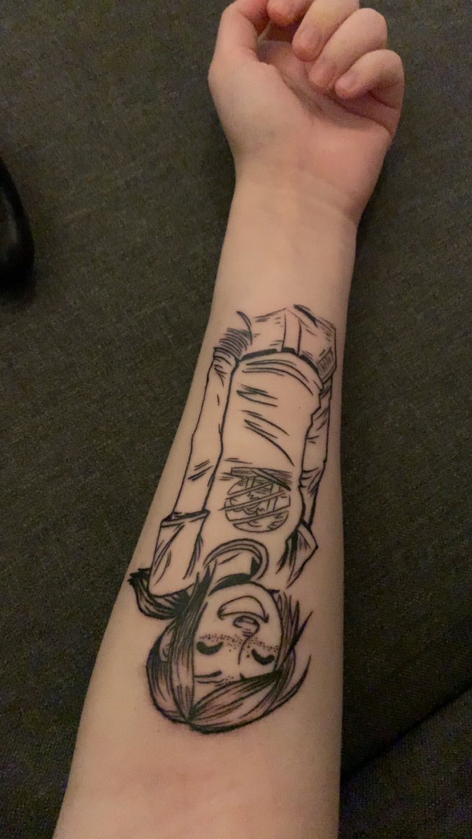 groupiedina's tweet photo. Hey tloutwt, finally got an Ellie tattoo !! https://t.co/F7k2ApfXRa