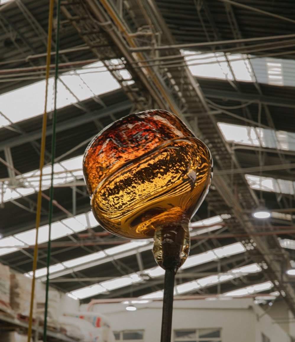 Magma lights // Handblown glass by Ewe Studio out of Mexico City