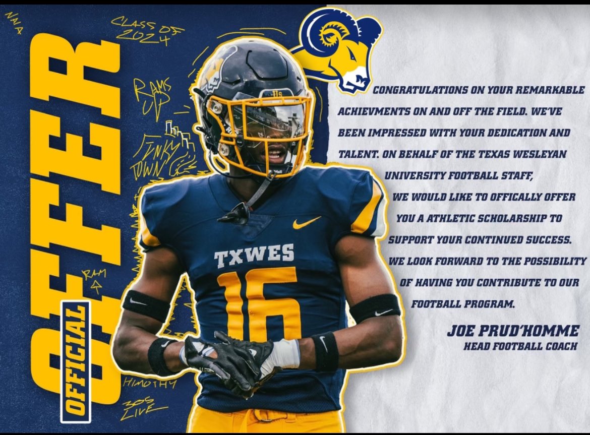 Kameron Brown (@kambrown2024) on Twitter photo I am blessed to receive an official offer from <a href="/TxWesFootball/">TxWes Football</a>. I appreciate you Coach Johnson. <a href="/StPiusXFootball/">SPXFootball</a> <a href="/CranfillGreg/">Greg Cranfill</a> <a href="/teamnix3k/">Jo Nixon</a> <a href="/bmecamps/">bmecamps</a> <a href="/Bellfield_Elite/">Everett</a> <a href="/Jalil_Johnson21/">Jalil Johnson</a> I am blessed to receive an official offer from <a href="/TxWesFootball/">TxWes Football</a>. I appreciate you Coach Johnson. <a href="/StPiusXFootball/">SPXFootball</a> <a href="/CranfillGreg/">Greg Cranfill</a> <a href="/teamnix3k/">Jo Nixon</a> <a href="/bmecamps/">bmecamps</a> <a href="/Bellfield_Elite/">Everett</a> <a href="/Jalil_Johnson21/">Jalil Johnson</a>