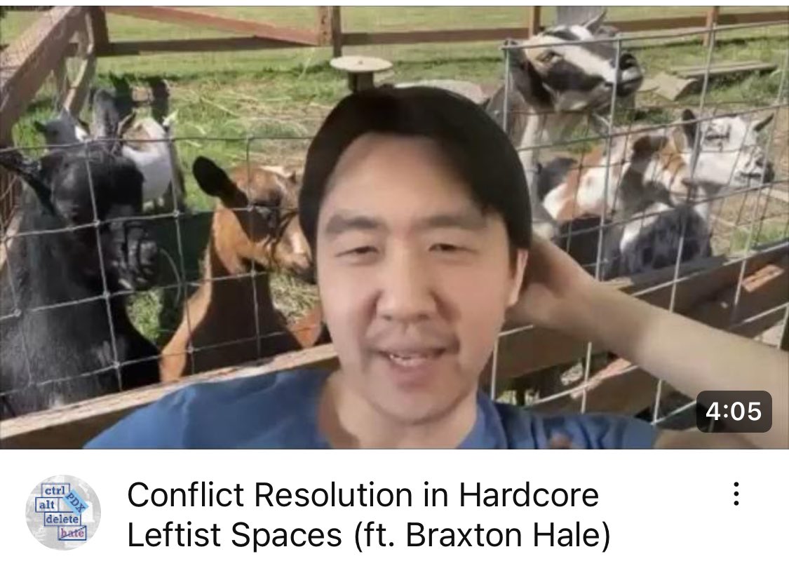 CURE:PDX works to interrupt the spread of violent extremism. Our team includes members whose political views reflect a range of perspectives across the political spectrum. Here’s Braxton Hale talking with Ryan Nakade about resolving conflict in left spaces youtu.be/6nM6nwAGMco?si…