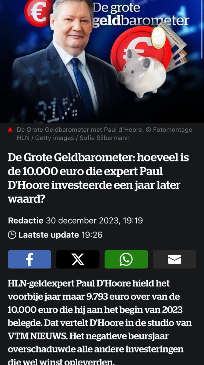AVBpodcast's tweet photo. Hey VTM, dit klopt voor geen meter.
Hij raadde 5 aandelen aan.
Wanneer je deze alle 5 kocht, ben je van 25000 (elks 5k) naar naar 21815 gedaald.
of in jullie startbedrag 10000naar 8738 over.
#PaulDhoore #GeldBarometer https://t.co/XOZkuxa01h