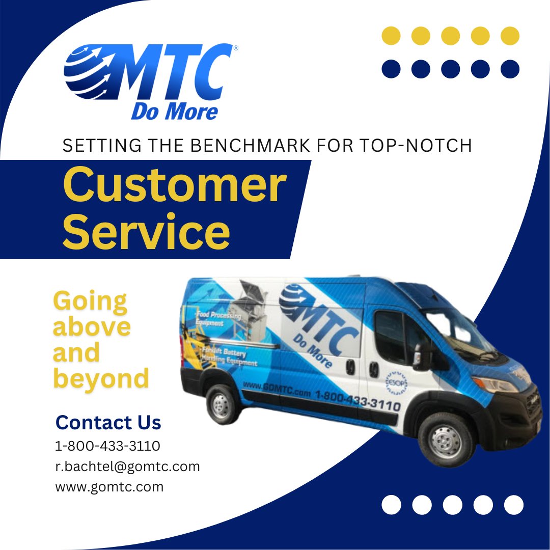 Searching for unparalleled #CustomerService in the material transportation industry? Your search ends here! MTC goes above and beyond and takes pride in setting the benchmark for top-notch customer service!

#MTCExcellence #CustomerServiceChampions 🌟 #MTCDoMore #BatteryHandling