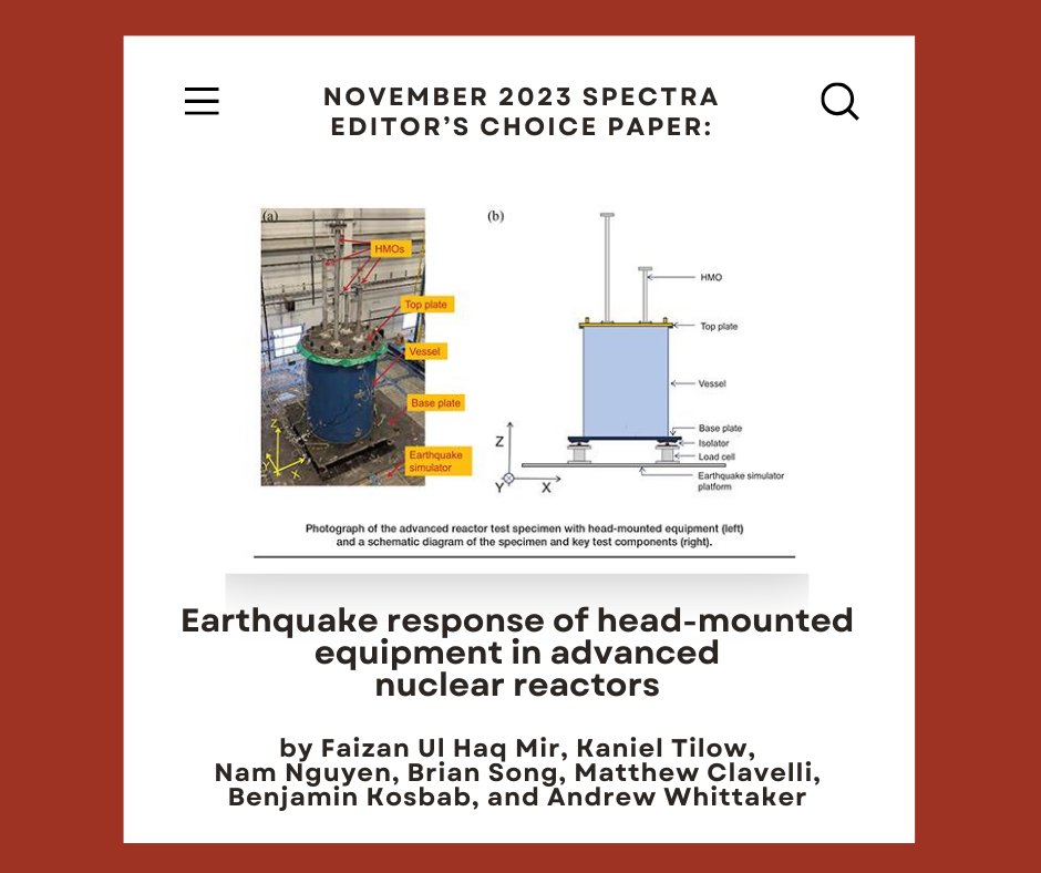 Looking back on this year’s Earthquake Spectra Highlights: check out the Editor’s Choice paper from the November 2023 issue! journals.sagepub.com/doi/abs/10.117…