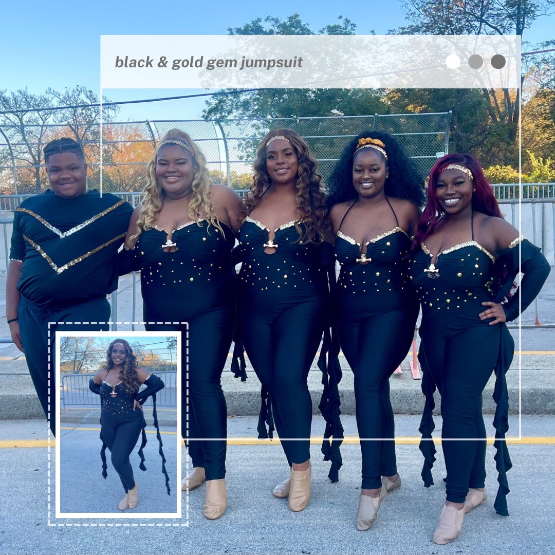 liquidgold_dt's tweet photo. Our season 1 look book✨Comment your favorite outfit!! 
#liquidgolddanceteam #plussizedanceteam #hbcudancers #majorette #ncat #ncatalumni #ncat27 #aggiepride https://t.co/PTcopGFbG5