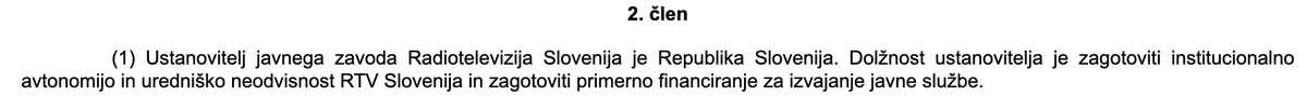 plandemija's tweet photo. Dobro je, da izvajajo politično čistko 'nepravih' na RTV Slo. Se vsaj ne sprenevedajo, da so neodvisni, nepristranski in kar je še teh brezveznih oznak, ki so si jih sami lepili.

Je pa vprašljivo, če se še lahko sklicujejo na zakonsko podlago za pobiranje prisilnega prispevka.👇 https://t.co/dW525bK2kl