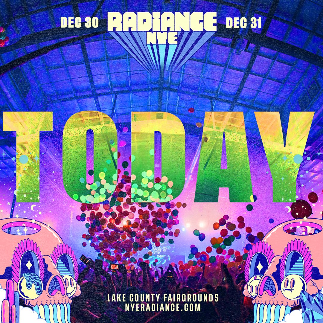 TODAY IS THE DAY! OUR 2-DAY WEEKEND OF RAGING AWAY THE FINAL HOURS OF 2023 ARE HERE! LESS THAN 200 TICKETS LEFT. LET'S LEAVE ALL OUR PROBLEMS AT THE DOOR AND ENJOY IT TO THE FULLEST 😈

🎟: nyeradiance.com for the last few tickets &amp; info!