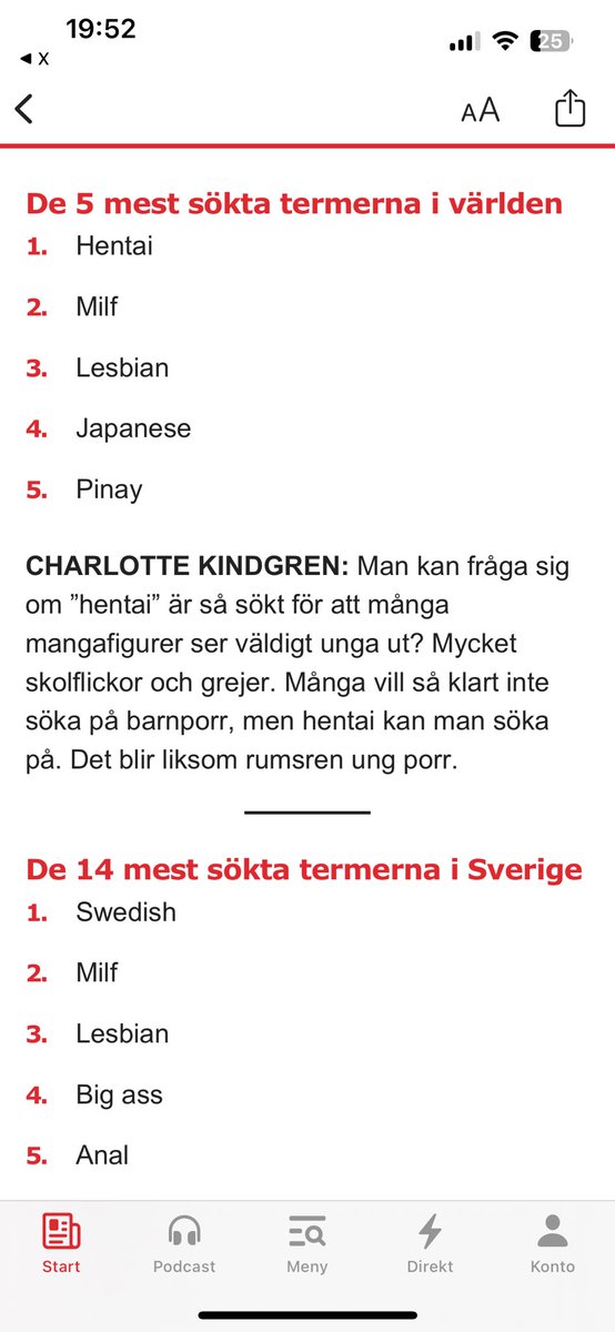JohnEneroth's tweet photo. Den här sexologen som Aftonbladet har ringt är verkligen inne på att folk _egentligen_ vill kolla på barnporr https://t.co/KZpOHqUA5f