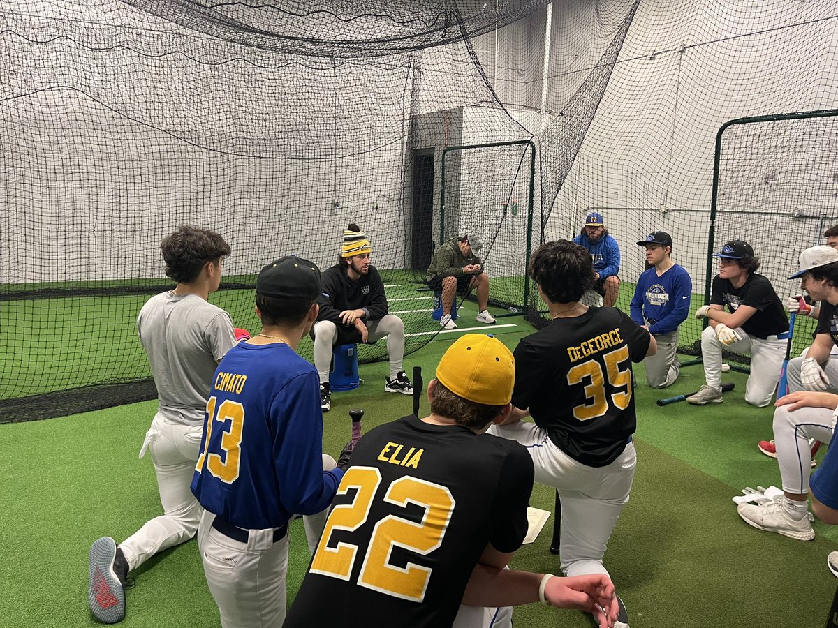 TWolvesScout's tweet photo. Special thank you to alum and Western Michigan catcher, @mhuff2022, for coming in today to talk to the boys about his recruiting experience! https://t.co/AmrsLETvC0