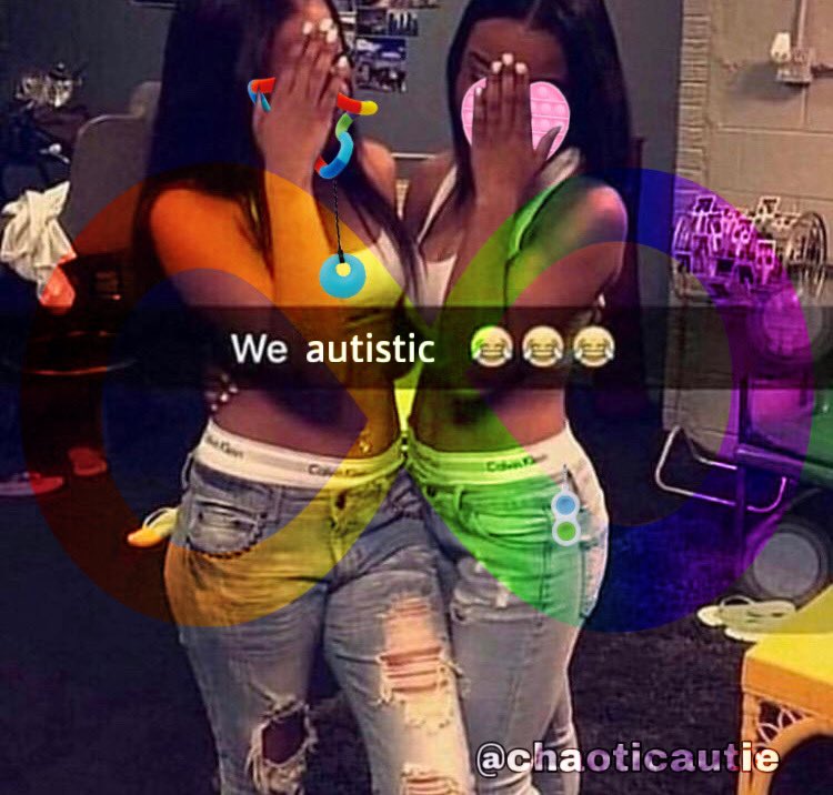 ChaoticAutie's tweet photo. When you’re diagnosed and your bestie just scored high on the RAADs test: https://t.co/fC0NBvgkhW