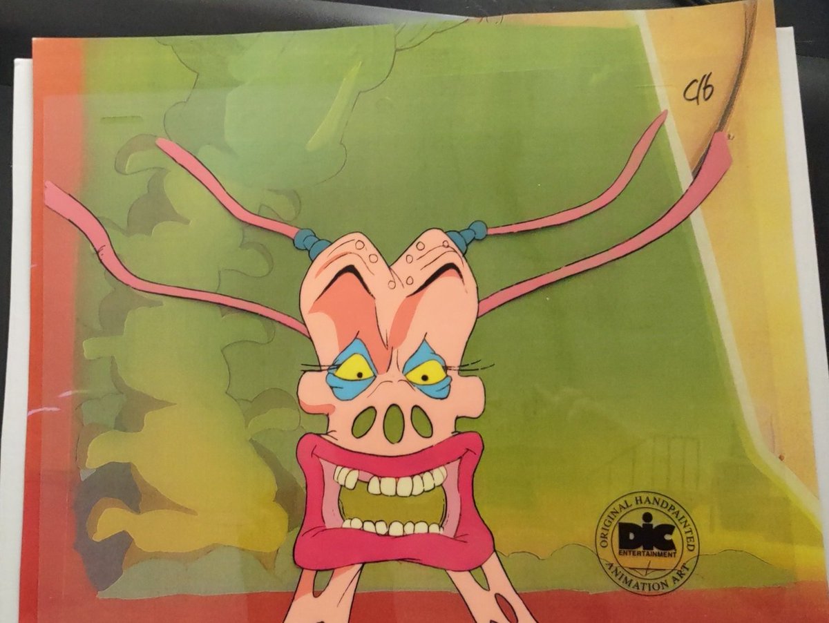 BlueSpeedNo1's tweet image. #animationcel #motherbrain #metroid #captainnthegamemaster got a new animation cel from Captain N of Mother Brain, I think I'm getting into collecting Cels now