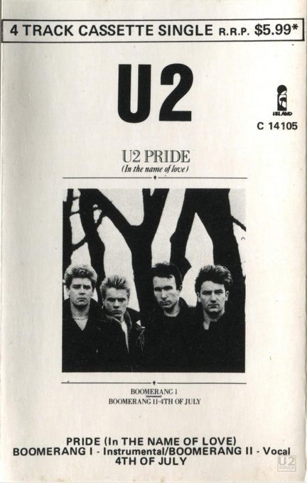 That Christine Kerr, who sings backup on U2's "Pride (In the Name of Love)," is really Chrissie Hynde of The Pretenders, who was married to Jim Kerr of Simple Minds at the time.