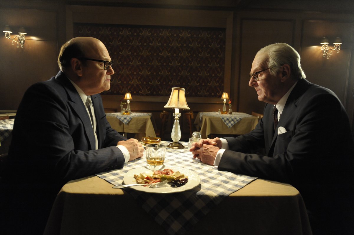 R.I.P. Dear Sir
Tom Wilkinson
February 5, 1948 - December 30, 2023

It was a Career Highlight working with Tom Wilkinson on THE KENNEDYS: Directed by Jon Cassar.
My Mafia Boss Sam Giancana opposite his Joe Kennedy Sr.